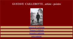 Desktop Screenshot of gustave-caillebotte.fr